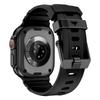 Silicone Strap For Apple Watch Band 49mm 44mm 45mm 46mm Rubber Correa Belt Bracelet iWatch Series 10 9 6 3 7 8 SE Ultra 2 Bands