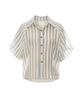 PAIGEFLYNN Balloon Sleeve Stripe Shirt_P6Bsh014C
