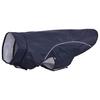 Dog Raincoat with Reflective Strips Polyester Navy Blue L