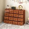 Wooden Storage Drawer Retro Desktop Jewelry Box Bedroom Dressing Table Storage Drawers Simple Multifunctional Home Organize Box