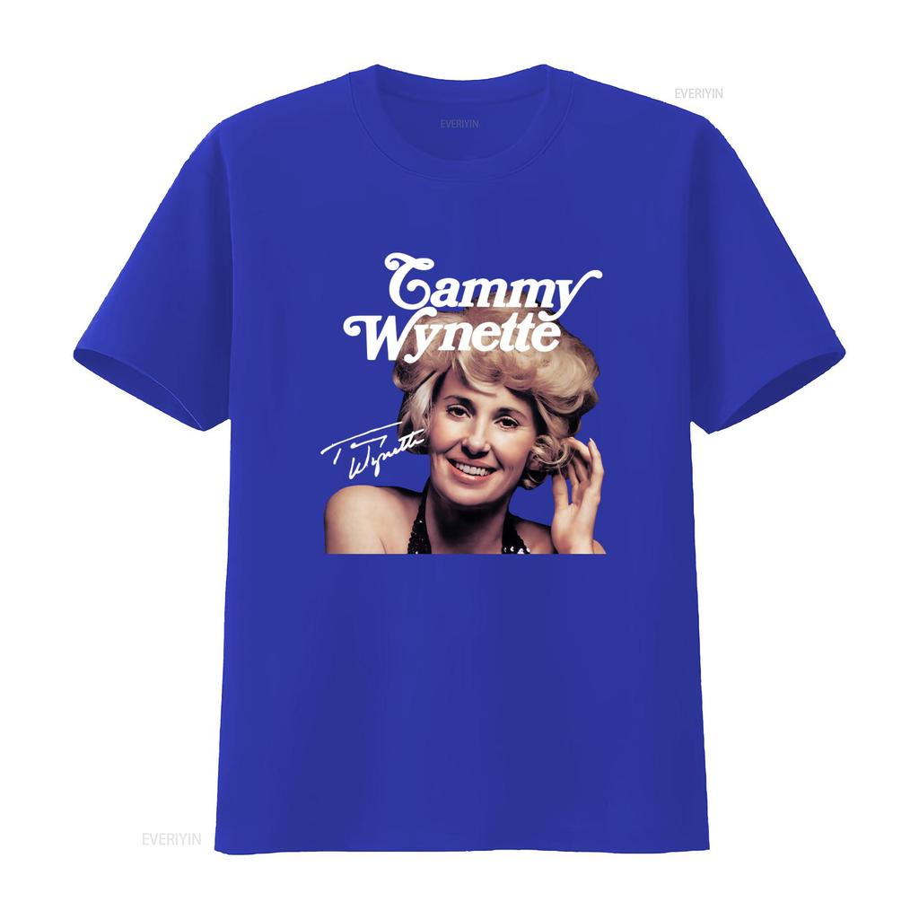 NEUES Tammy Wynette T-Shirt Baumwolle Alle Größen S 5XL Vintage Retro Design vintage Gewaschen Unisex Bequem Leicht dehnbar