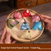 Dragon Boat Festival DIY Mugwort Mosquito Repellent Sachet Kit - Triangular Zongzi Pendant Gift
