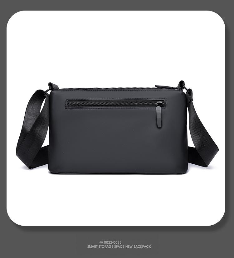 Trendy Men's Korean Crossbody & Shoulder Bag - Waterproof, Multi-Compartment, Large Capacity Backpack