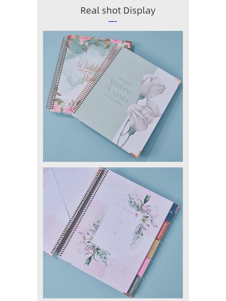 Cross-Border Wedding Planner: High-Value Coil Notebook for Planning