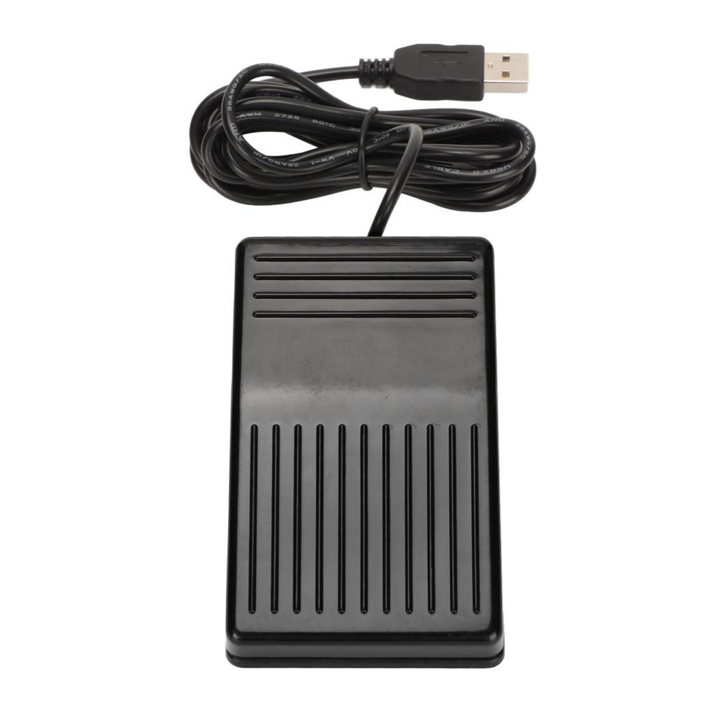 USB Fotsvitsjpedal Mekanisk bryter Multifunksjonell Enkel Fotsvitsjpedal med 2 Meter Kabel for Datamaskin