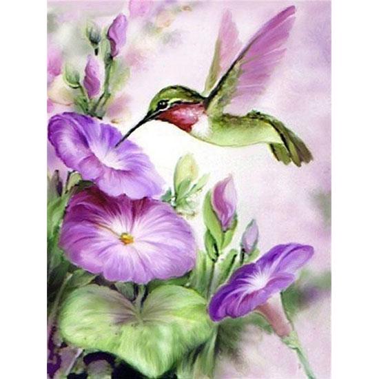 

HUACAN Алмазний живопис Квіти Повний квадратний дриль Алмазна вишивка Квітка Вишивка хрестом 40*50 cm