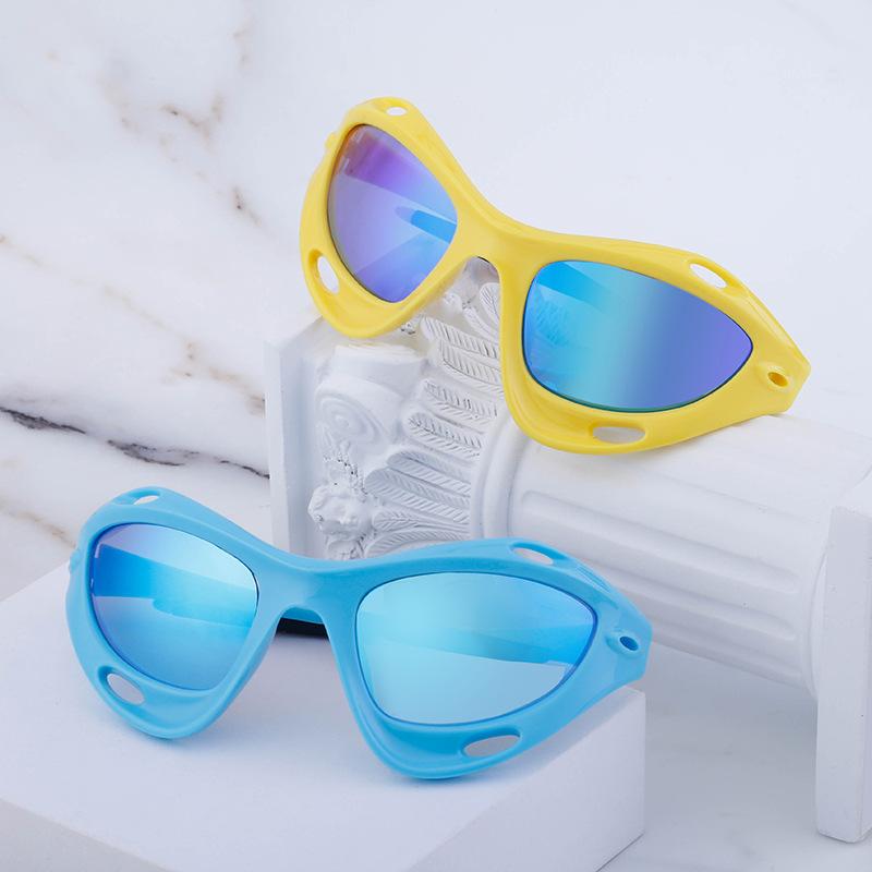 New European and American Personalized Windproof Sunglasses for Women Y2K Cat Eye Sports Cycling Sunglasses for Men