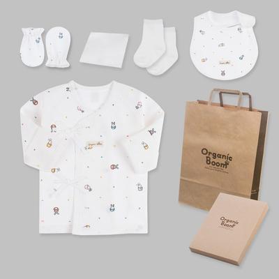 Organic Boom Neugeborenenbecher Kaninchengeburt 5 Arten für alle Jahreszeiten + Einkaufstaschenset, koreanische Babyprodukte