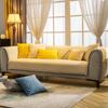 Simplicity Sofa Seat Slipcovers Solid Color Plush Sofa Protector Home Decor Sofa Cover Autumn Winter Warm Fabric Art Couch Cover