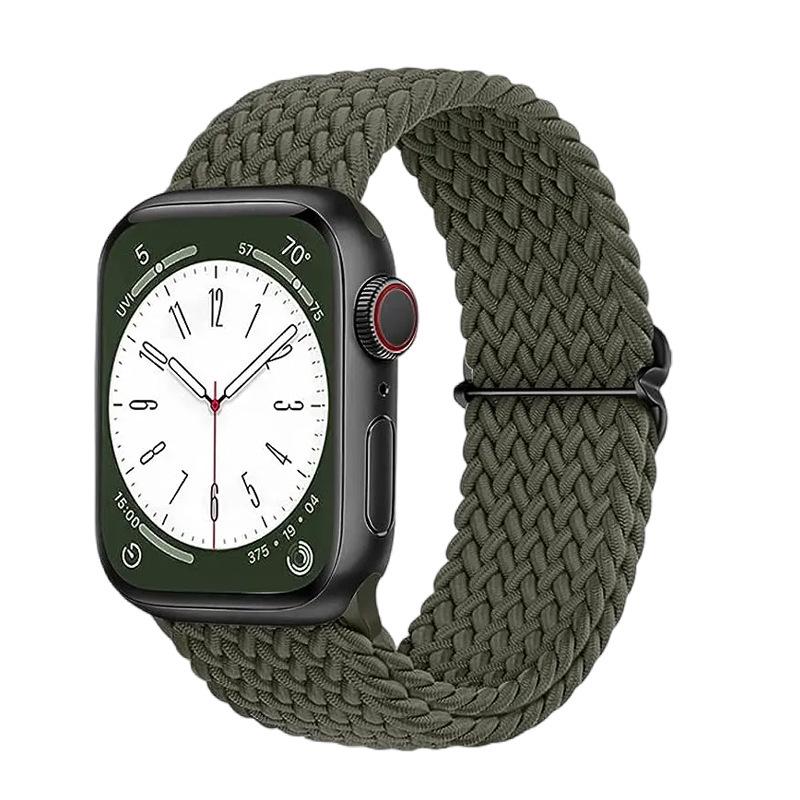 Nylon Woven Apple Watch Band for Apple Watch S9/8/7/SE/6/5/4/3