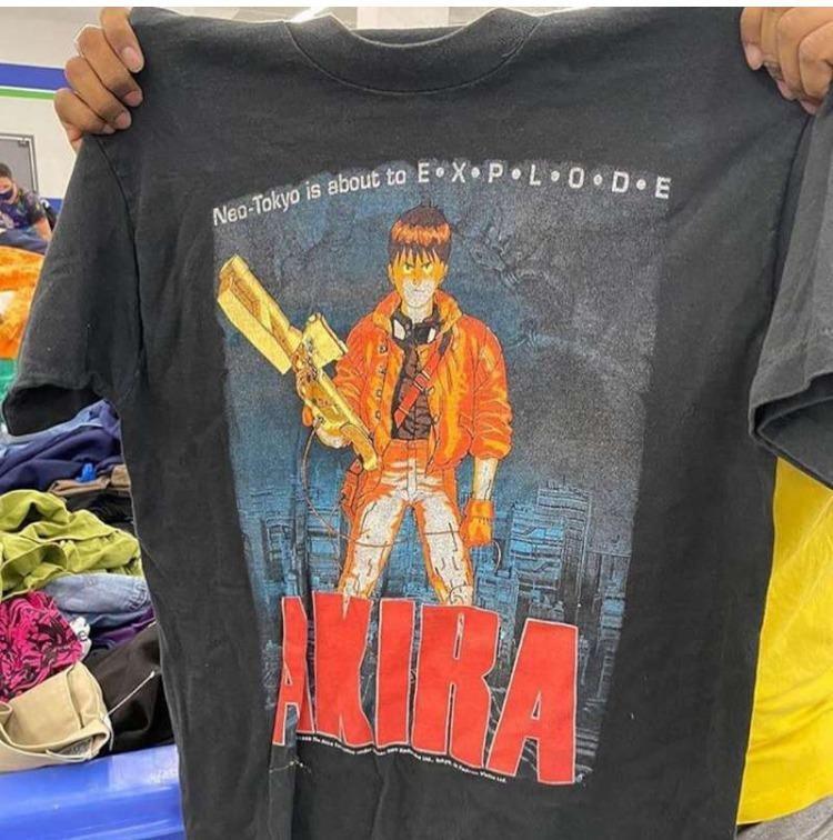 Rare Akira Movie Neo Tokyo Black Short Sleeve Unisex Shirt S-5XL WA2589 S