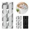 Kitchen Accessory for Plastic Wrap Under Cabinet Roll Holder Organizer, Modular Wall Mounted Dispenser Paper Towels, Aluminum Space Saving Towel