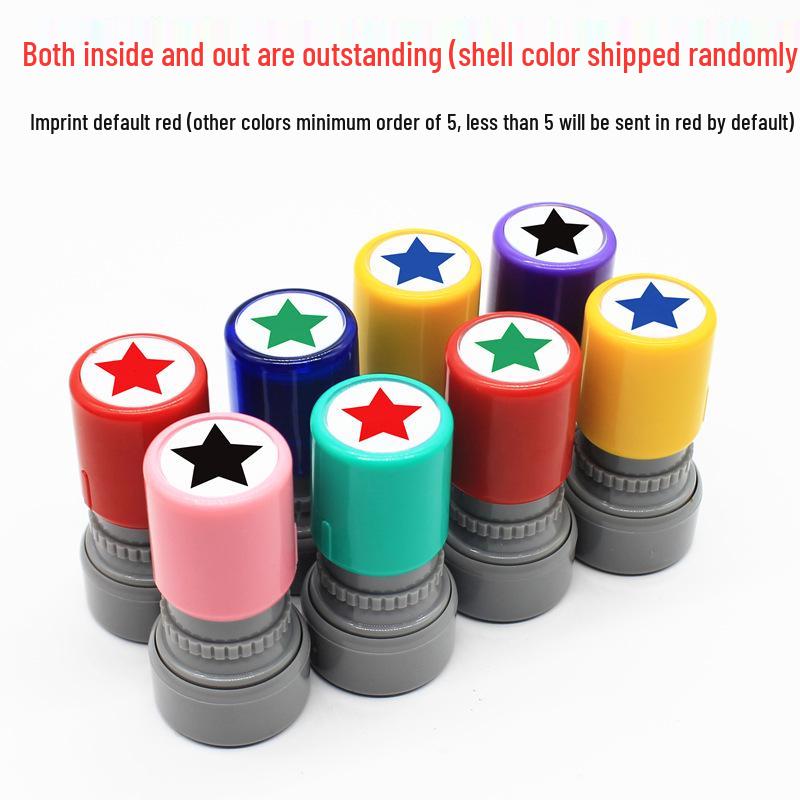 Pentagram Marking Stamp: Solid Star Shape for Highlighting Checkpoints On Cards