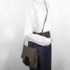 FENDI Zucchino Shoulder Bag 8BT075 Brown canvas Women Used