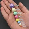 Eco-Friendly Acrylic Macaron Round Beads for DIY Jewelry Bracelets