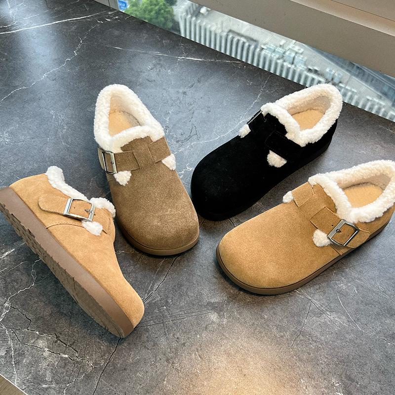 Flat-soled Plus Velvet Flat Shoes for Women Winter Women Sneakers Shoes Comfortable Fur Female Shoes for Women