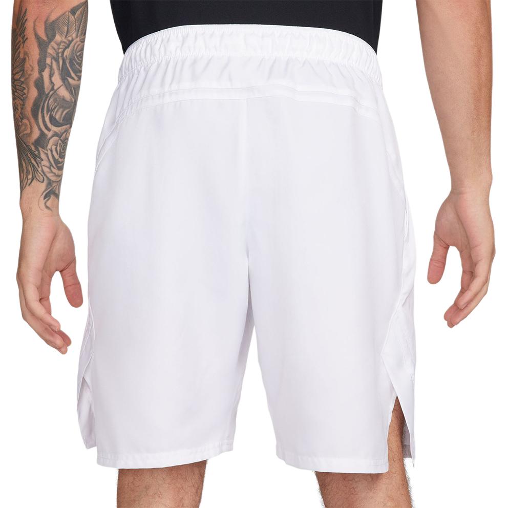 Nike Court Victory Solid Logo Elastic Waist Tennis Shorts Men shorts White FD5384-100
