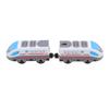 2pcs High Speed Locomotive Toys Battery Operated Automatic Train Toy Set for Boys Girls
