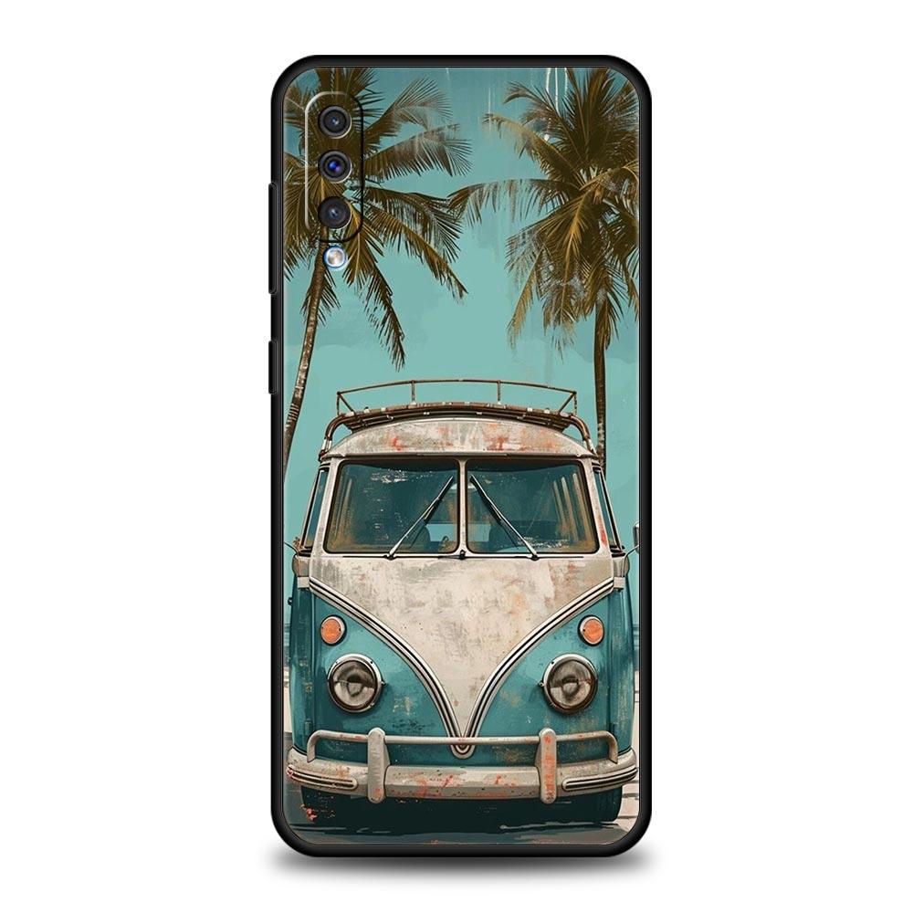 Combi Van Car Outdoor Camping Phone Case For Samsung A56 A36 A26 A34 A17 A16 A06 A14 A12 A54 A72 A22 A20e A52 A50 A40 A32 Cover
