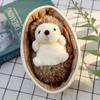Stofftier Panda Korb Plüschtier Igel Tiere Korb Plüschtiere Autoornamente