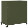 Sideboard Olive Green 68 X 39 X 72 Cm Steel