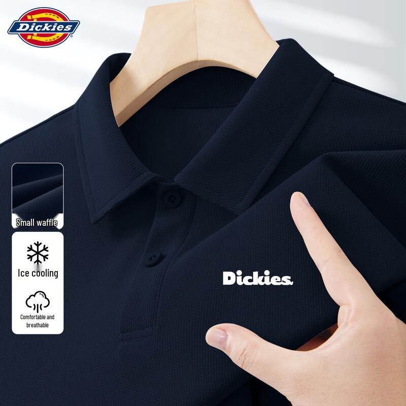 Dickies Men s Waffle Knit Polo Shirt 2XL