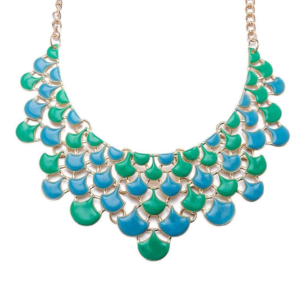 Yellow Chimes Necklace for Women and Girls Green Choker Necklace for Women Western