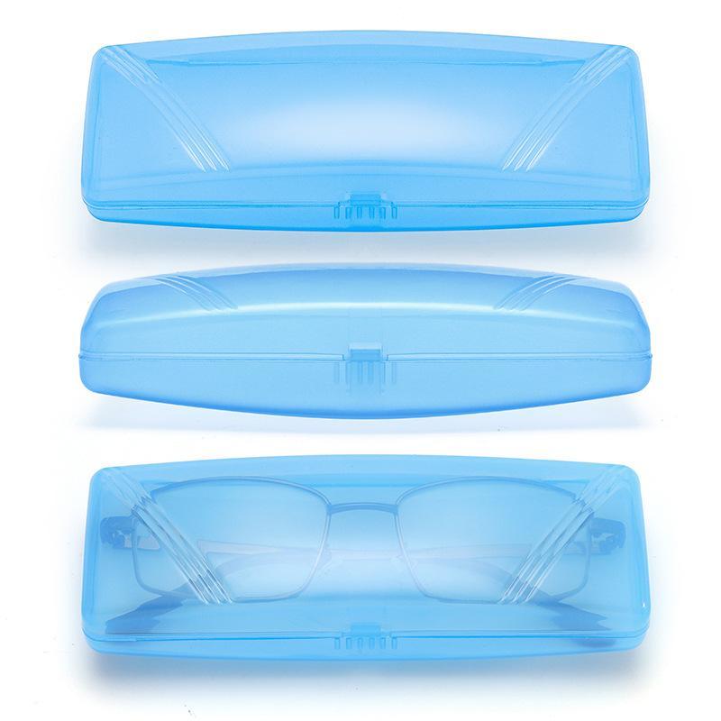 Sunglasses Case Hard Frosted Plastic Ultra Light Portable Dustproof Eyewear Storage Box for Business Trip Travel