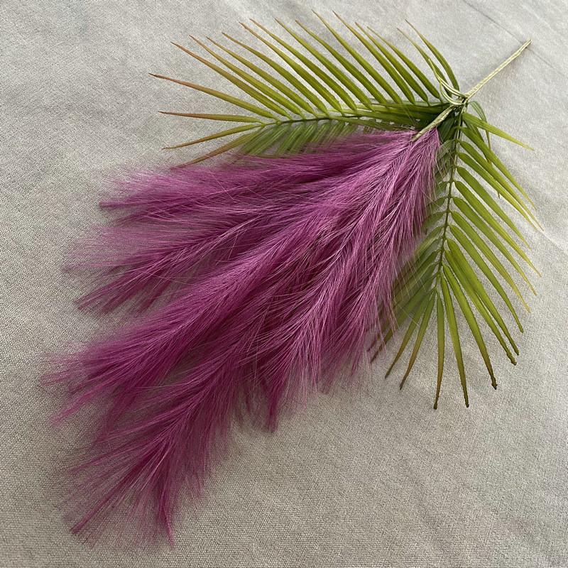 Nordic Reed Style Simulation Flowers Scandinavian Style For Interior Wall Decor