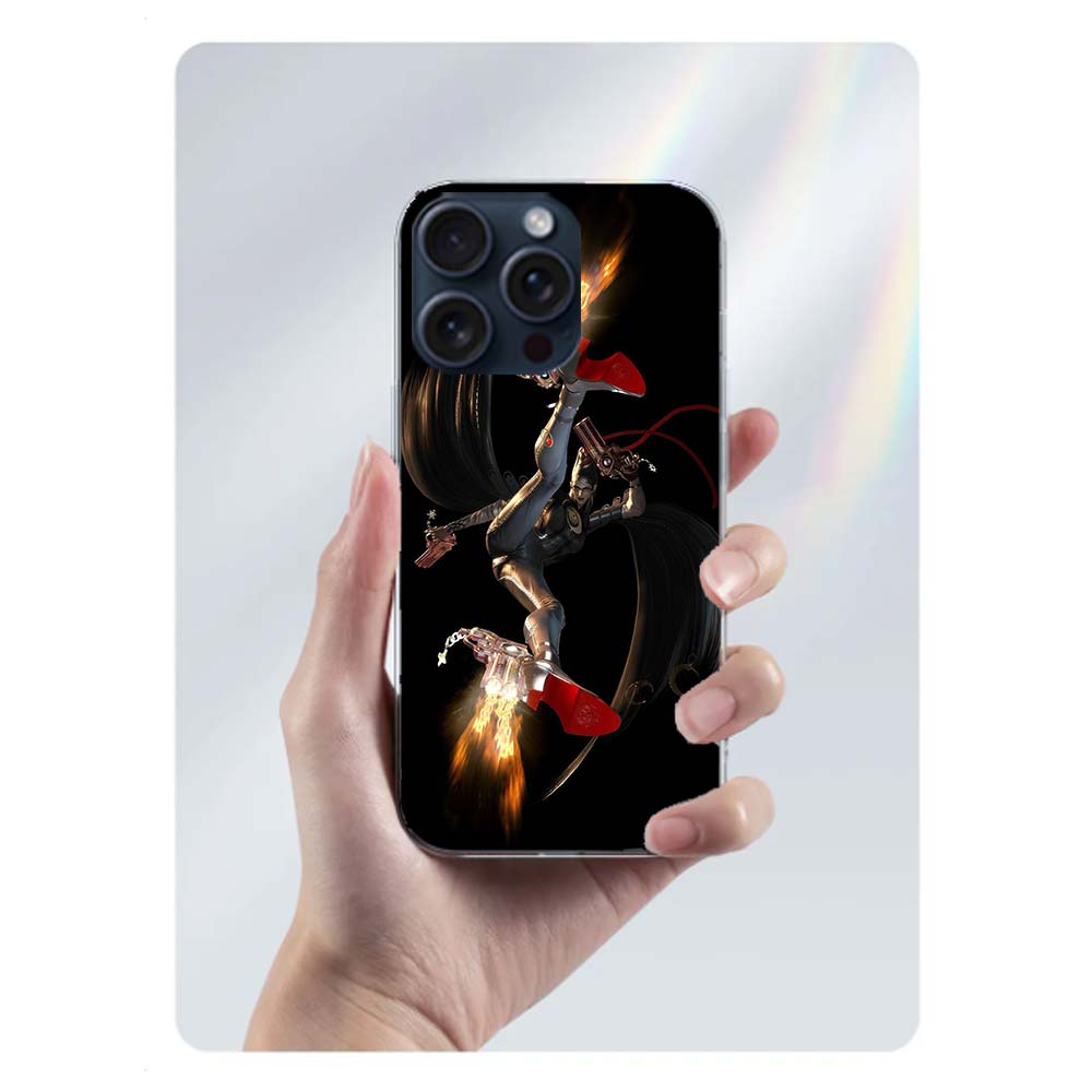 Bayonetta Clear Phone Case For Iphone 17 Air 16 Pro Max 15 Pro 14 Plus 17E 16E 11 13 12 Mini Cover Cases Fundas Cell TPU Capa Sh