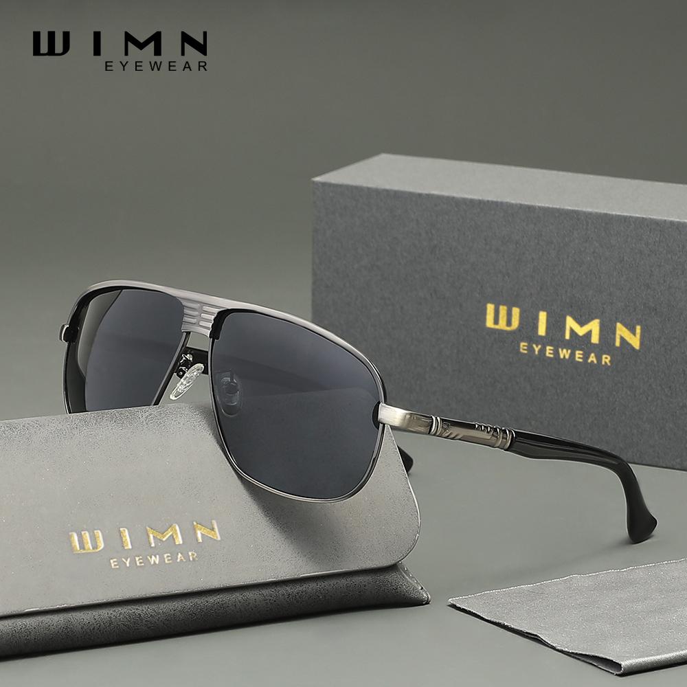 WIMN Vintage Aviator Sunglasses Polarized & Anti-Glare for Driving