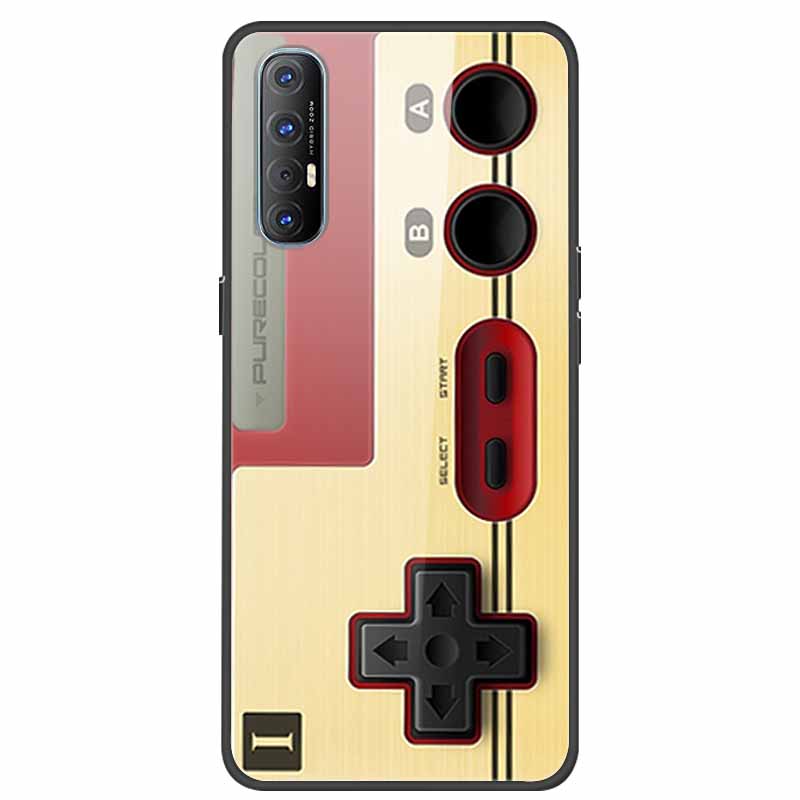 Glass Case For Oppo Reno 3 Pro 5G Case Soft Bumper Hard Tempered Glass Back Cover For Oppo Reno3 Pro 2019 Phone Case Funda Bag