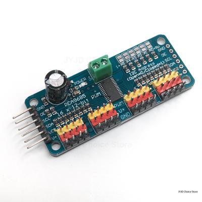 PCA9685PW Bouclier Pilote Servo PWM 16 Canaux 12 Bits Interface I2C Module PCA9685 Pour Raspberry Pi