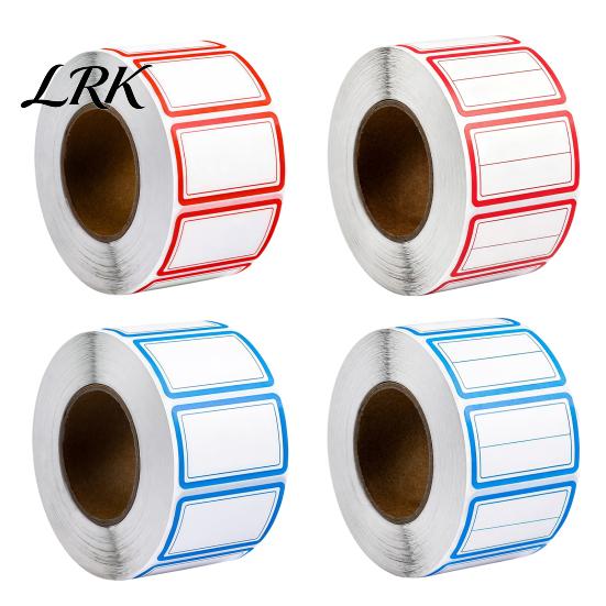 Office Organization Labels 500 Pcs Label Stickers, Color Coding Self-Adhesive Name Tags, Waterproof Neat Edge Stickers Removable for Handwriting File