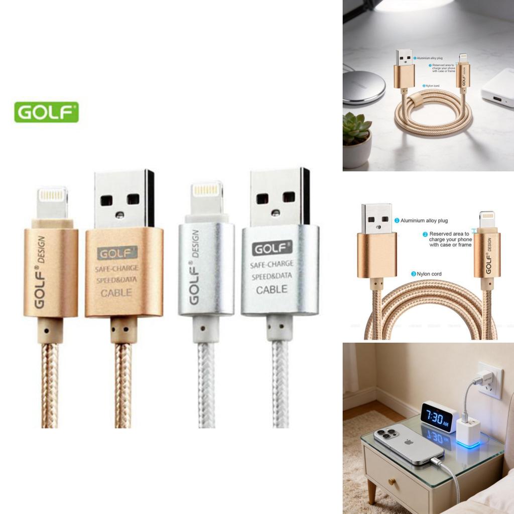 Usb C Fast Charging Data Sync Cable For Iphone With Braided Design For Home And Travel Use