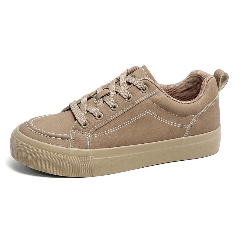 

Men s shoes trendy shoes autumn niche breathable black leather shoes fashion trend versatile wear-resistant lightweight men s 1530 44 хакі