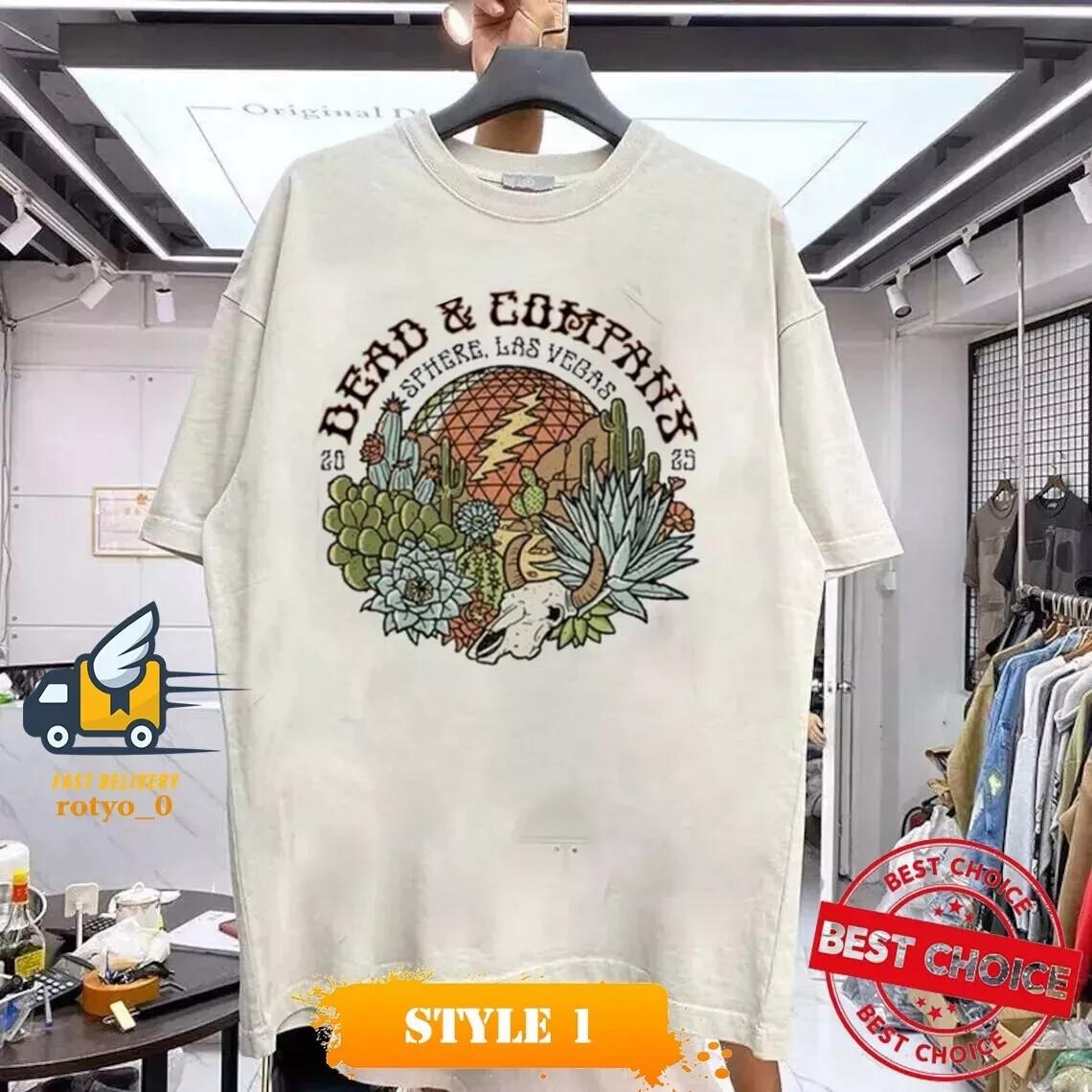 NEW! Dead Company Mar 2026 Sphere Las Vegas NV Tour Shirt For Gift S