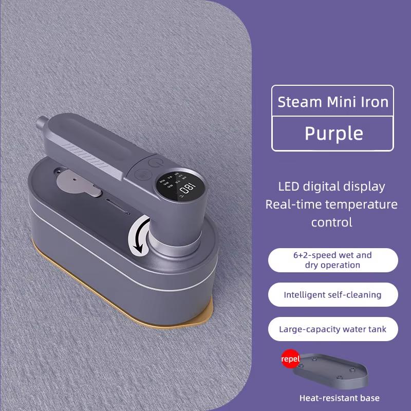

1200W Portable Handheld Steam Foldable Garment Steamer 5 Speed Touch Screen Rotary Electric Iron for Home Use 110V/220V AU