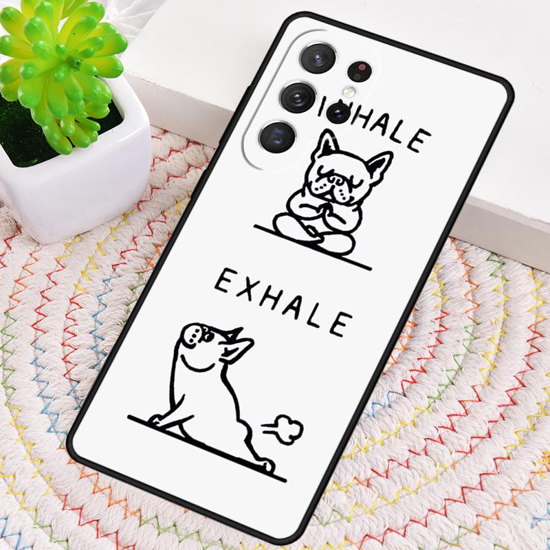 Funny french bulldog Phone Case for Samsung Galaxy note 10 pro S26 Ultra S23 S24 FE S25 S21 S22 PLUS shockproof Cove
