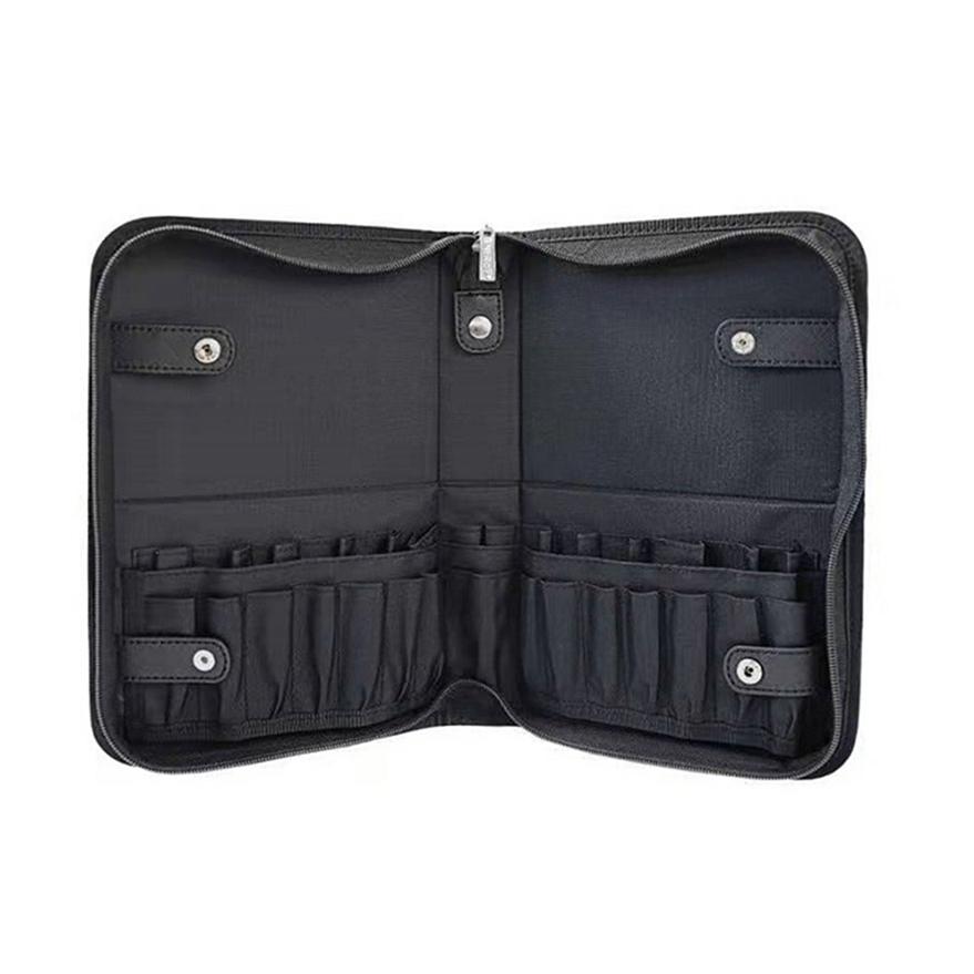Zipper Large Capacity Folding Cosmetic Brush Storage Bag