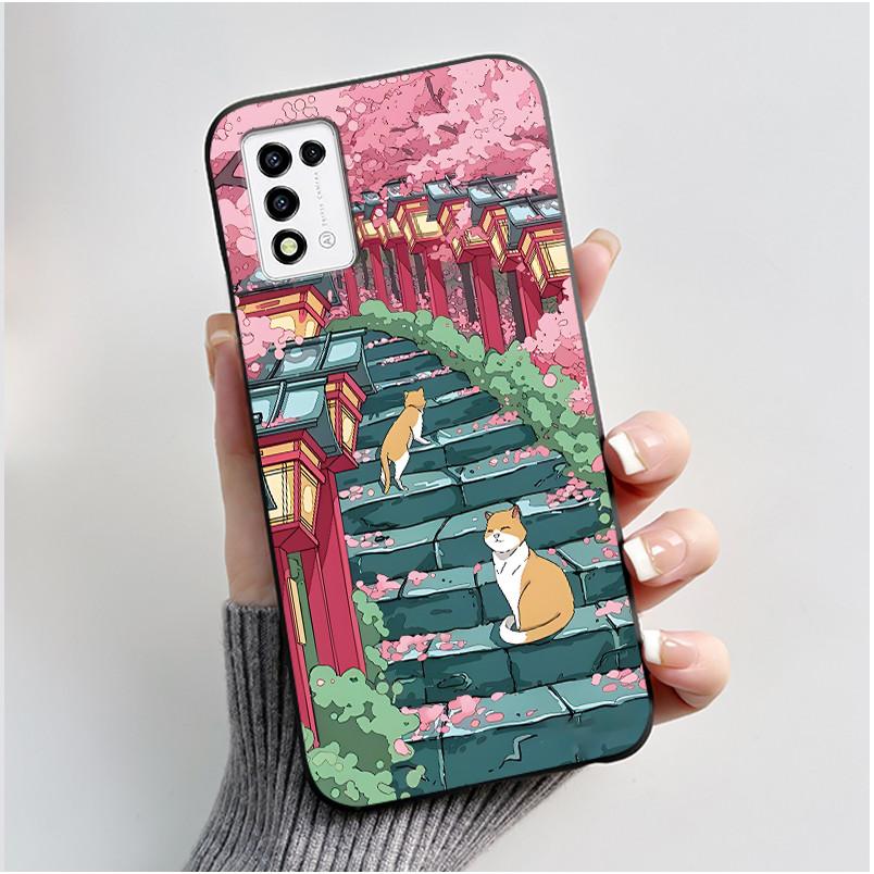 Cute Case For ZTE Libero 5G iii (A202ZT) / Libero 5G ii (A103ZT) Printing Shell Protective Cover Soft Silicone Cartoon Casing