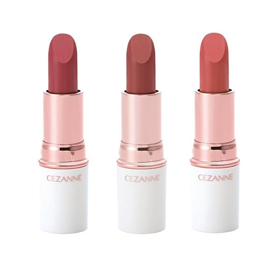 CEZANNE Lasting Stay Lip Color 4g [All 3 Colors] - Long-Lasting, Vibrant Hydrating Lipstick for Flawless Lips