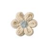 Cute Wool Knitted Flower Jewelry Handmade Diy Six-Petal Flower Accessories Hair Accessories Corsage Clothing Accessories