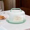 10inch Dome Lid Cake Container with Carrying Handle Cupcake Pie Storage Box Transport Box