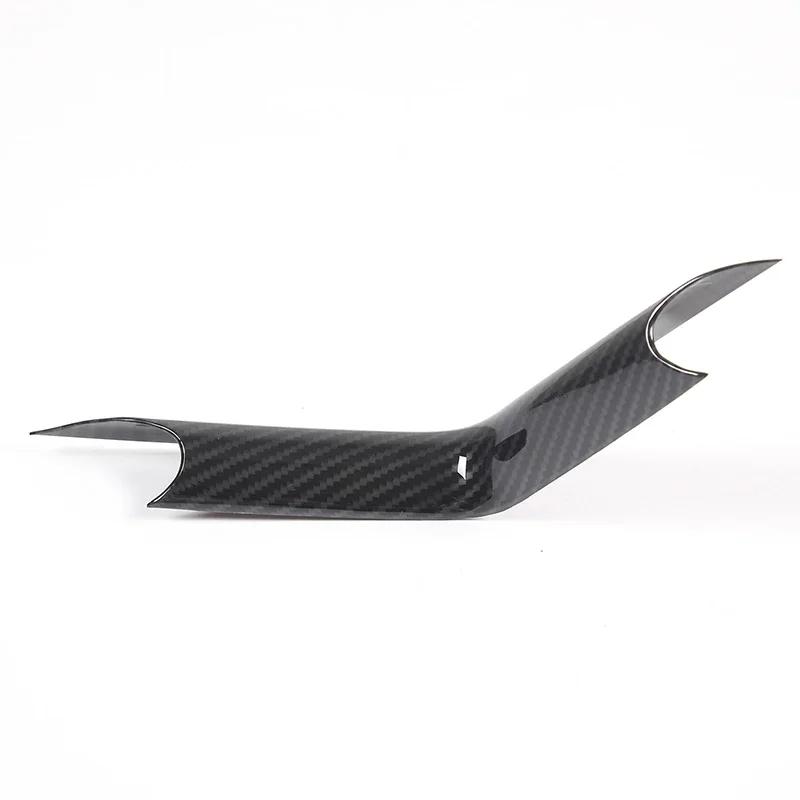 Für Jaguar F-TYPE 2013-2024 ABS Kohlefaser Auto Schaltknauf Rechts L-förmiger Dekorstreifen Innenraum Auto Zubehör