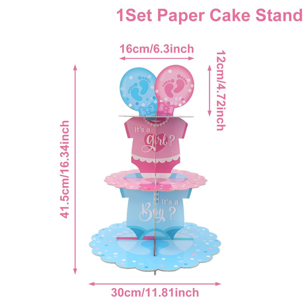Cake Display Stand Farm Animals Mermaid Birthday Party Decor Kids Dessert Holder Cake Tray Unicorn Baby Shower Cupcake Support