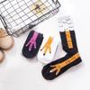 Women Funny Chicken Paw Stocking Over-knee Pressure Thin Leg Long Stockings Spring Autumn Winter Middle High School Girls Socks