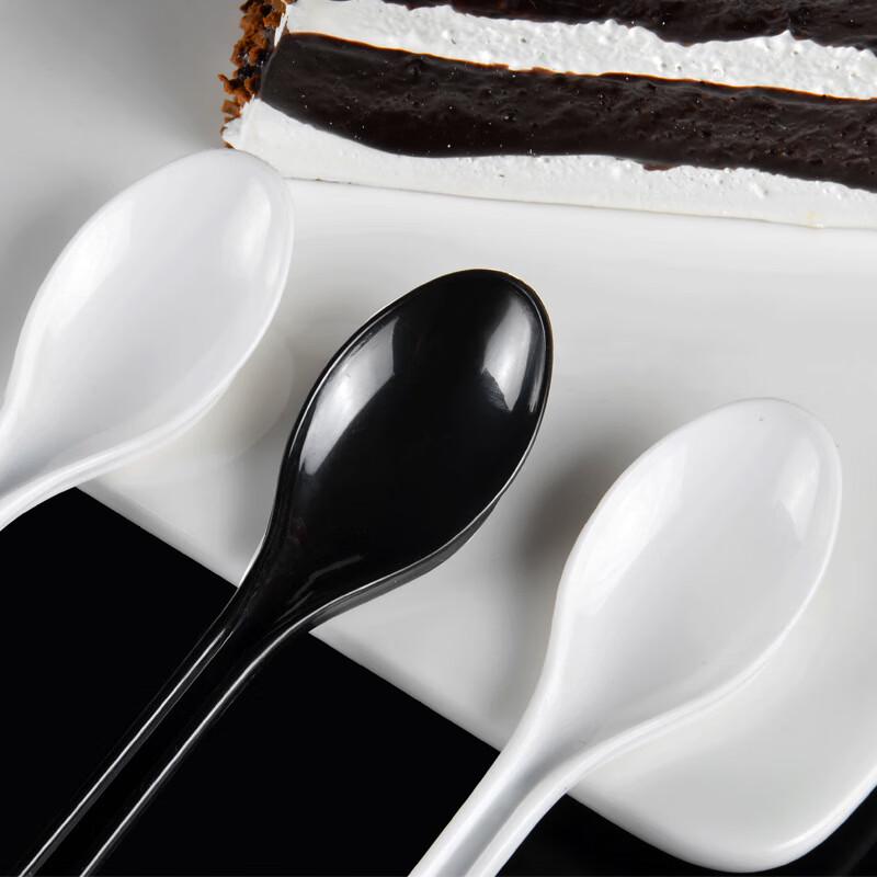 Disposable Long Handle Plastic Dessert Spoons