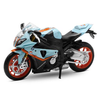 Druckguss 1/12 BMW S1000 RR Supermotorrad Modell Metallornament Sammlung Hobby Geburtstagsgeschenke Junge Miniatur Auto