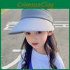 Childrens Summer Sun Hat With Wide Brim And Uv Protection In Dual Color For Beach And Garden